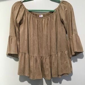 Alya suede top